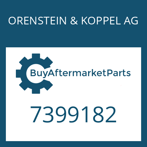 7399182 ORENSTEIN & KOPPEL AG CABLE GENERAL