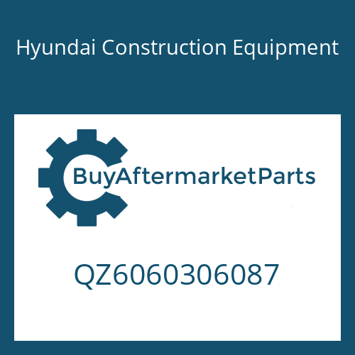 Hyundai Construction Equipment QZ6060306087 - SEALING WASHER