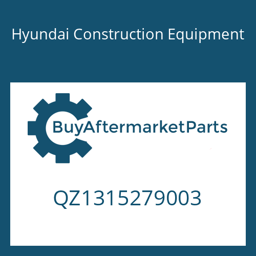 Hyundai Construction Equipment QZ1315279003 - ADJUSTING SCREW