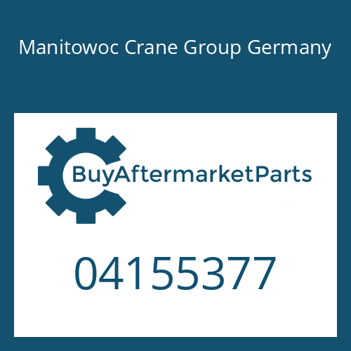 Manitowoc Crane Group Germany 04155377 - INTERM.SHAFT