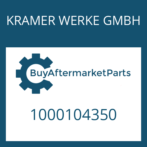 KRAMER WERKE GMBH 1000104350 - DOUBLE JOINT