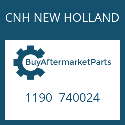 CNH NEW HOLLAND 1190 740024 - CONNECTION
