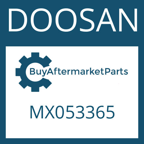 DOOSAN MX053365 - SIDE SHAFT
