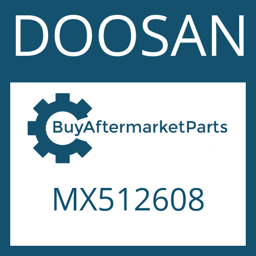 MX512608 DOOSAN SUPPORT DISC