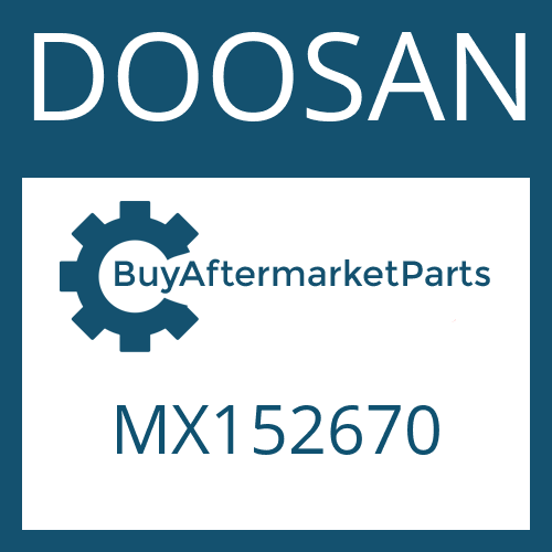 DOOSAN MX152670 - COVER