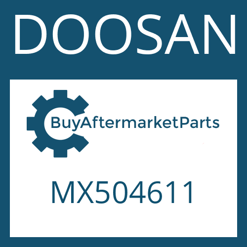 MX504611 DOOSAN DUCT PLATE