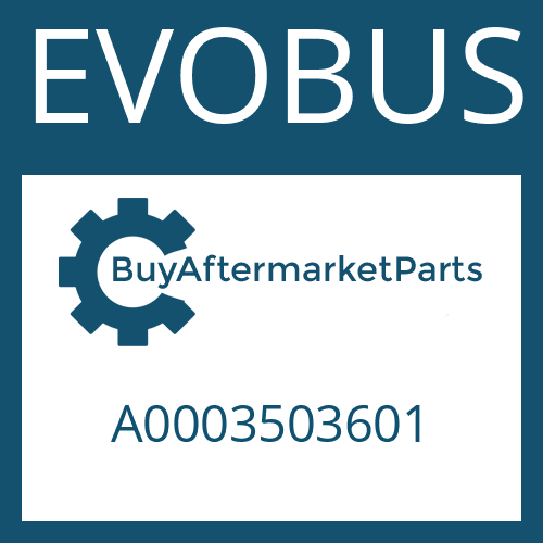 EVOBUS A0003503601 - BARE AXLE