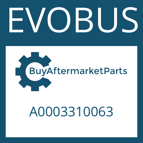 EVOBUS A0003310063 - BRACKET