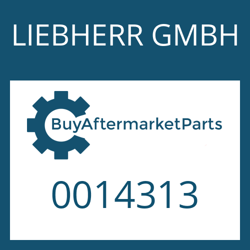 LIEBHERR GMBH 0014313 - O-RING