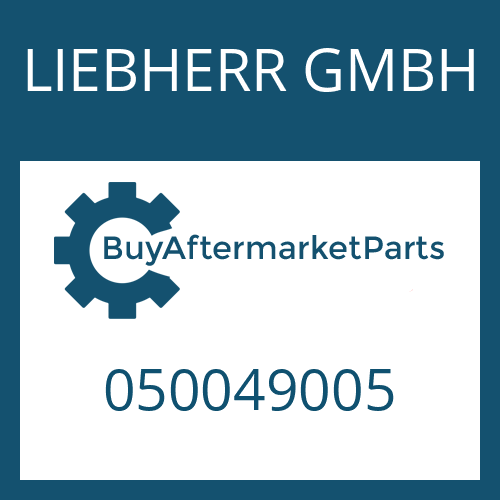 LIEBHERR GMBH 050049005 - PUMP SHAFT