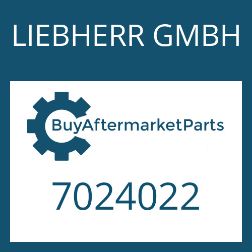 LIEBHERR GMBH 7024022 - GASKET