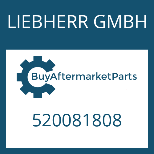 LIEBHERR GMBH 520081808 - HUB