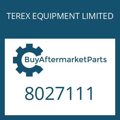 8027111 TEREX EQUIPMENT LIMITED PRESSURE SWITCH