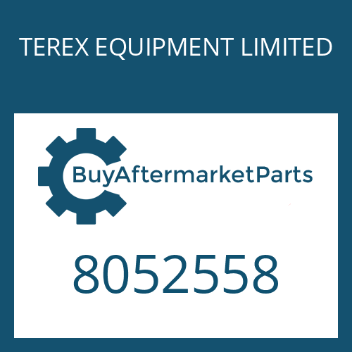 8052558 TEREX EQUIPMENT LIMITED O-RING