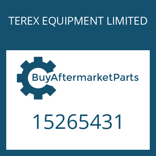 TEREX EQUIPMENT LIMITED 15265431 - O-RING