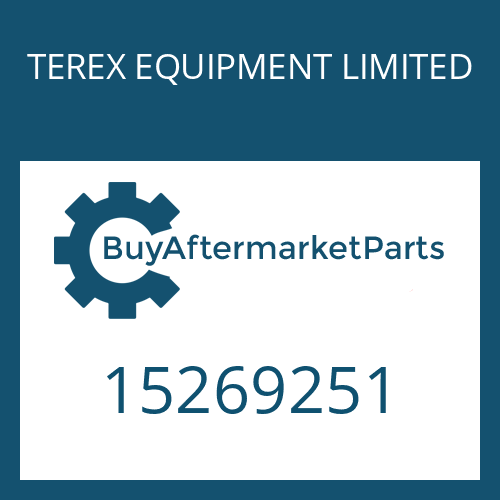 TEREX EQUIPMENT LIMITED 15269251 - O-RING