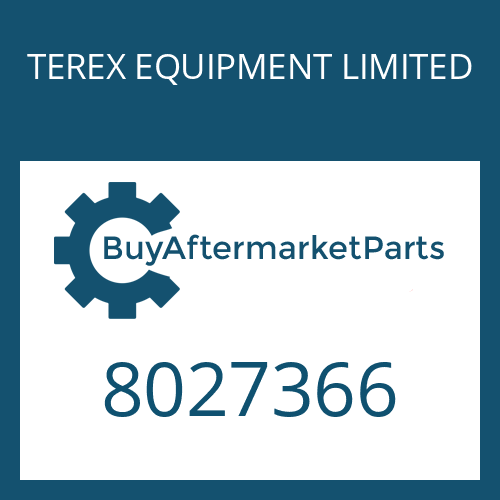 TEREX EQUIPMENT LIMITED 8027366 - O-RING
