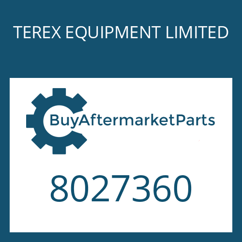 TEREX EQUIPMENT LIMITED 8027360 - SHAFT SEAL