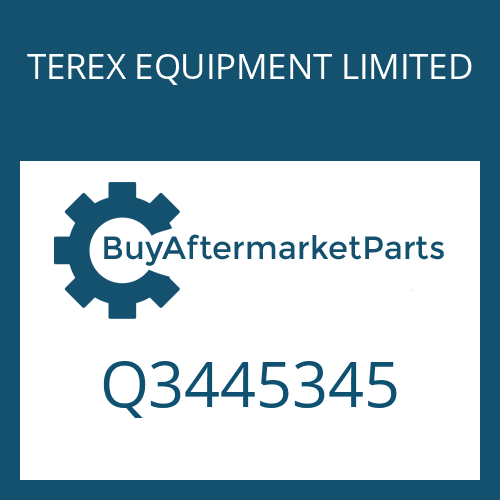 TEREX EQUIPMENT LIMITED Q3445345 - WASHER