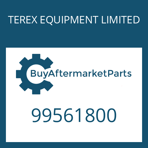 99561800 TEREX EQUIPMENT LIMITED FORMED TUBE