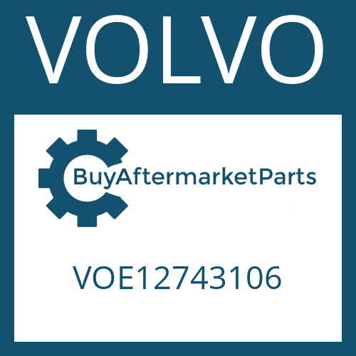 VOE12743106 VOLVO SLOTTED NUT