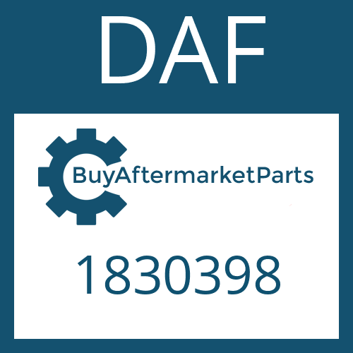 1830398 DAF CAP SCREW