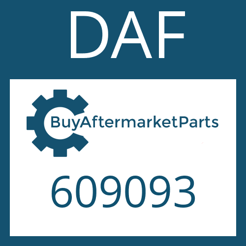 DAF 609093 - GASKET