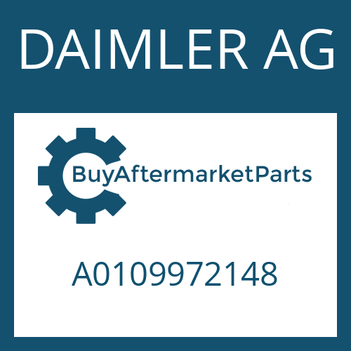 DAIMLER AG A0109972148 - O-RING
