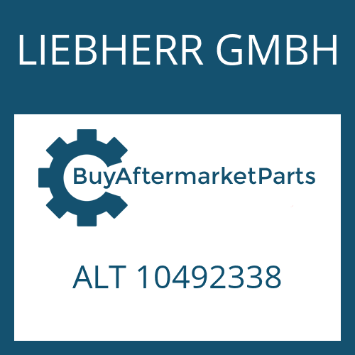LIEBHERR GMBH ALT 10492338 - RELEASE DEVICE