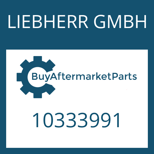 LIEBHERR GMBH 10333991 - SEAL KIT