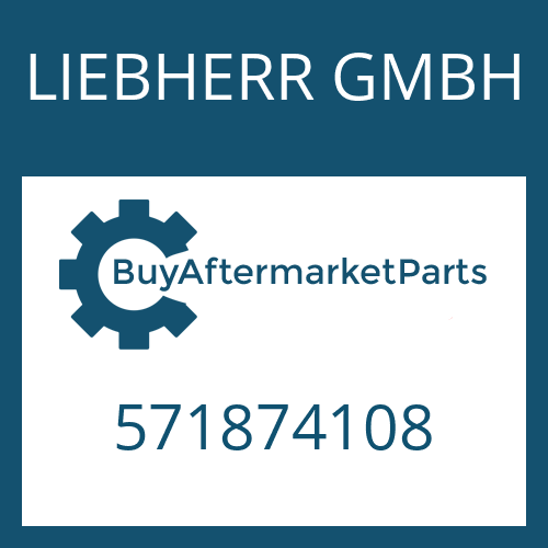 LIEBHERR GMBH 571874108 - GASKET