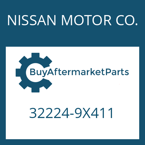 NISSAN MOTOR CO. 32224-9X411 - WASHER