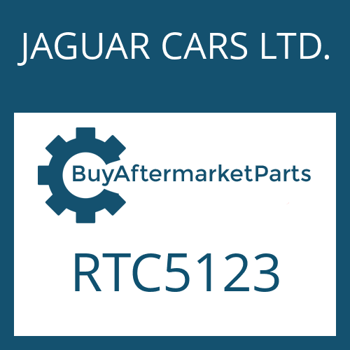 JAGUAR CARS LTD. RTC5123 - END DISC