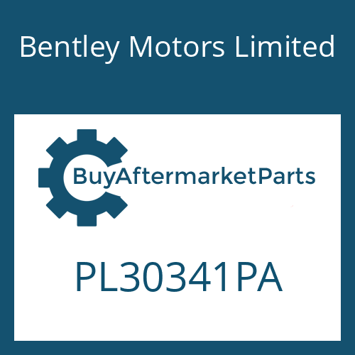 Bentley Motors Limited PL30341PA - OIL TANK
