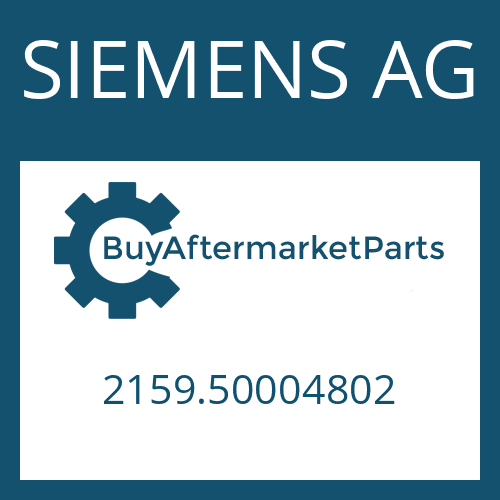 SIEMENS AG 2159.50004802 - PULSE SENSOR