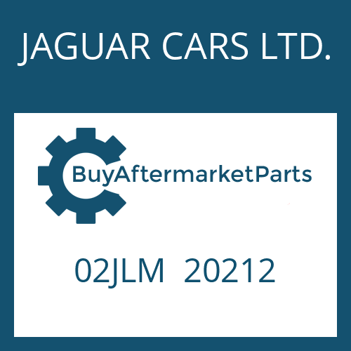 JAGUAR CARS LTD. 02JLM 20212 - O-RING