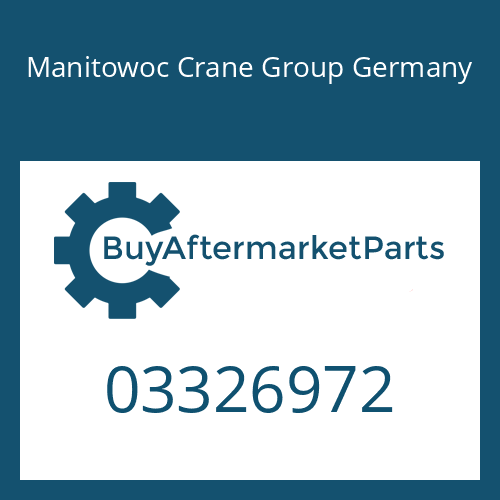 03326972 Manitowoc Crane Group Germany PULSE SENSOR
