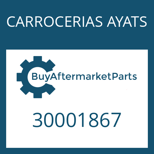CARROCERIAS AYATS 30001867 - PRESSURE PLATE