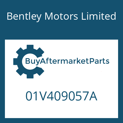 Bentley Motors Limited 01V409057A - SCREW PLUG