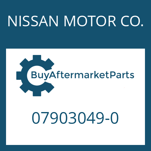 07903049-0 NISSAN MOTOR CO. BALL JOINT
