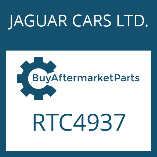 JAGUAR CARS LTD. RTC4937 - SCHALTER