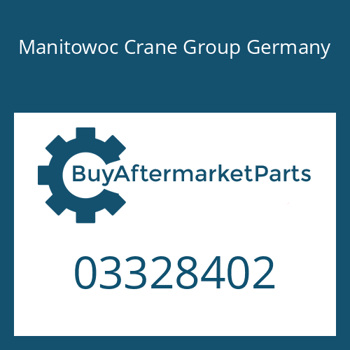 Manitowoc Crane Group Germany 03328402 - GASKET