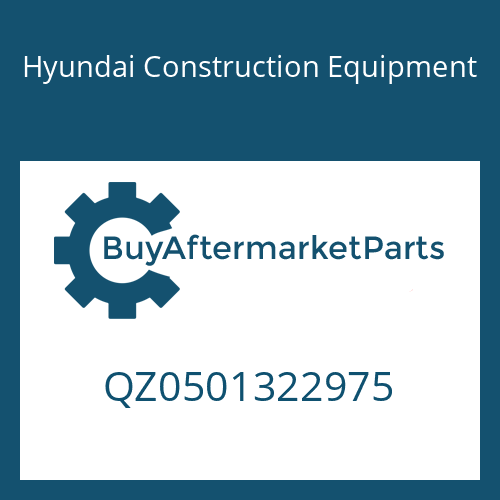 Hyundai Construction Equipment QZ0501322975 - O-RING