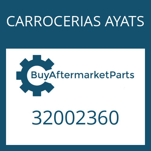 CARROCERIAS AYATS 32002360 - SHOCK ABSORBER