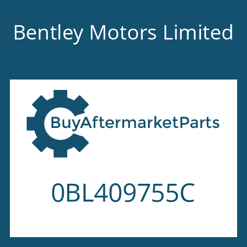 Bentley Motors Limited 0BL409755C - DIFFERENTIAL