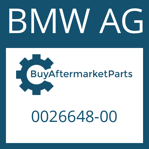 BMW AG 0026648-00 - PLUG