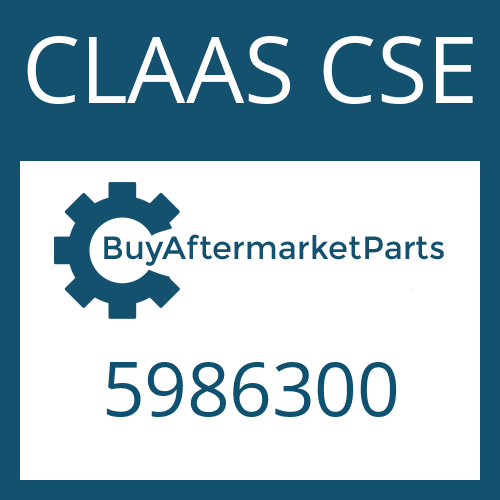 CLAAS CSE 5986300 - GASKET