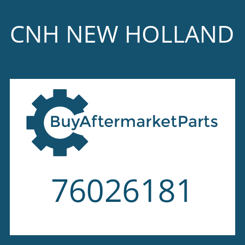 CNH NEW HOLLAND 76026181 - SUCTION TUBE