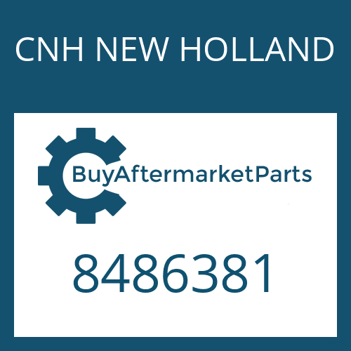CNH NEW HOLLAND 8486381 - PLATE