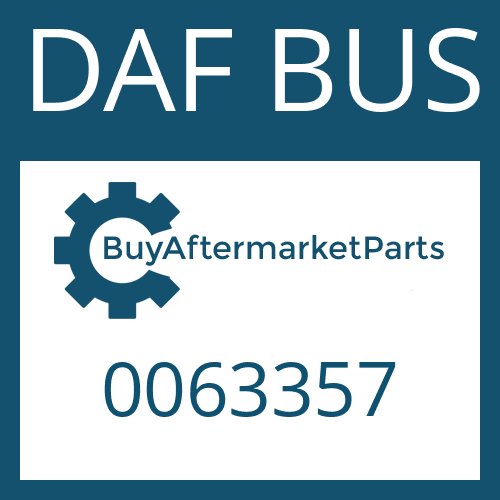 DAF BUS 0063357 - DRIVER